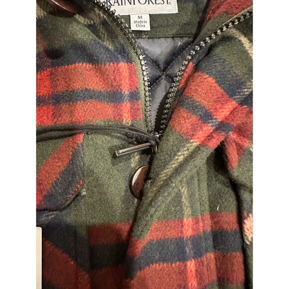 NWT | Rainforest Faux Wool Trucker Jacket | 100% Polyester | Men's M - Picture 3 of 6